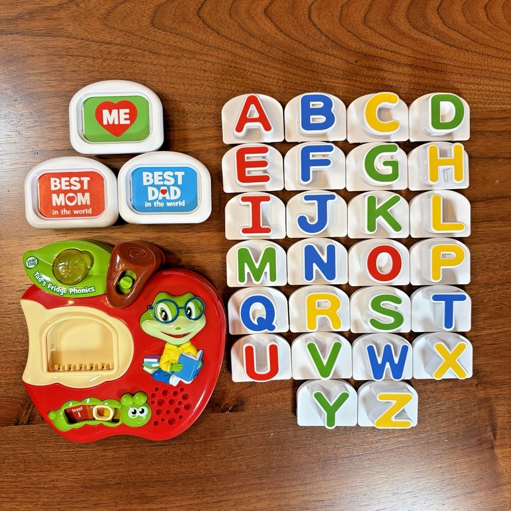 Leap Frog Tad's Fridge Phonics Learning Educational Electronic Alphabet Apple